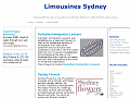 Limousines Sydney, Limousines Directory - Sydney Limousines